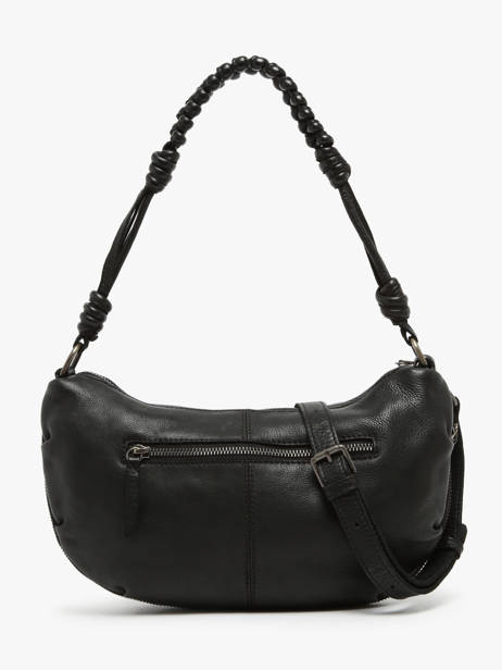 Cross Body Tas Tokyo Leder Basilic pepper Zwart tokyo BTOK02 ander zicht 4